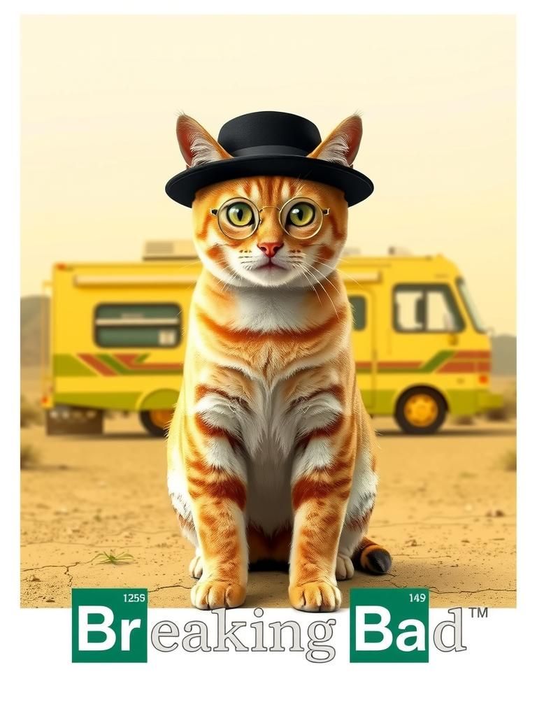 Breaking Bad cat version