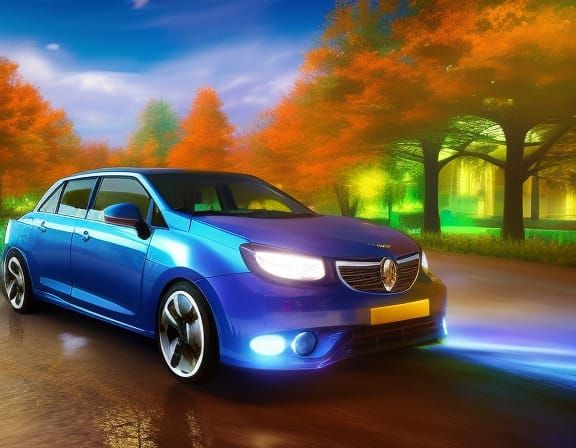 Hyperrealistic Composition of Random Objects in Splash Art