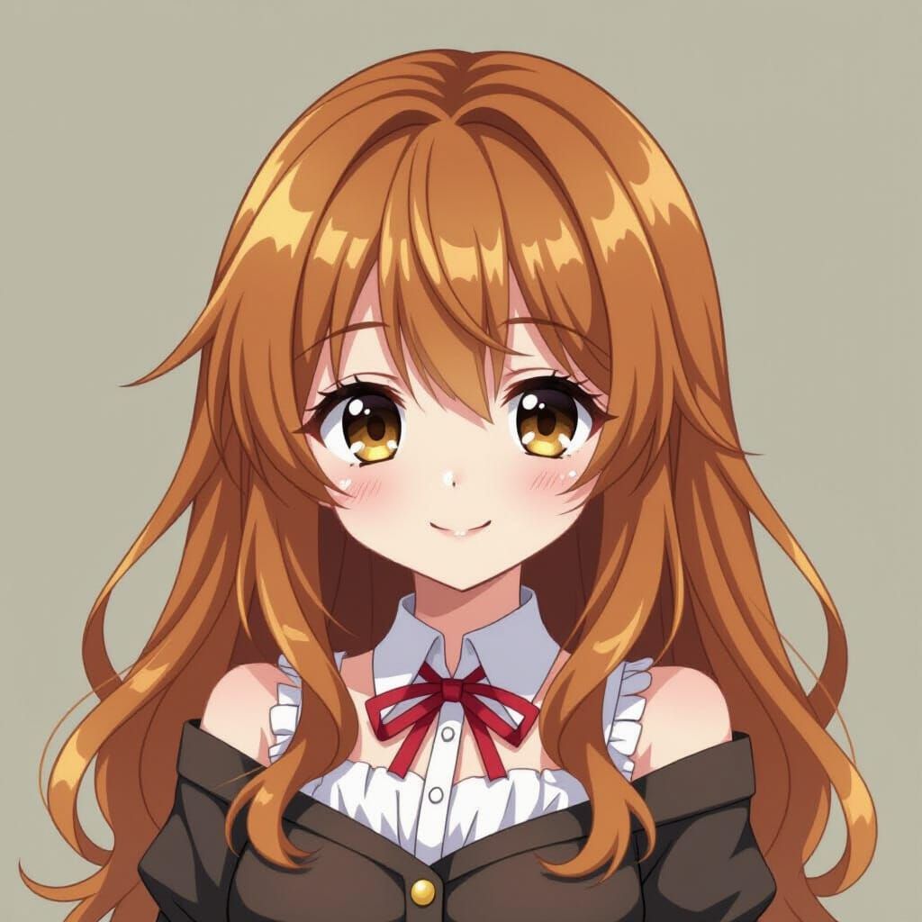 Mio-Chan with Light Brown Hair