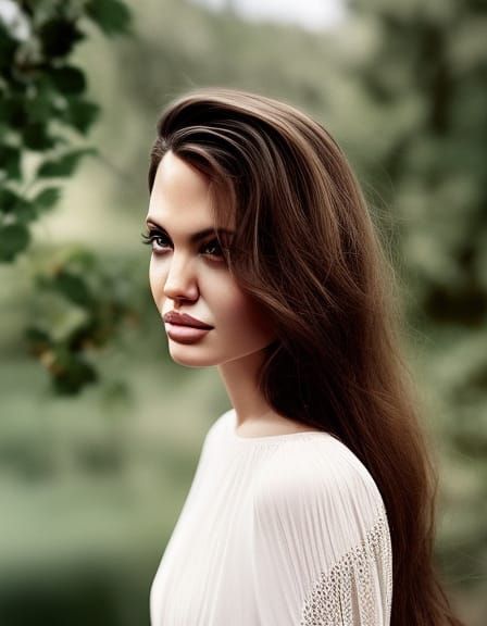 Dreamy Portrait of a Teenage Girl