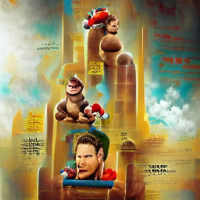 Mario and Donkey Kong Film Poster Art