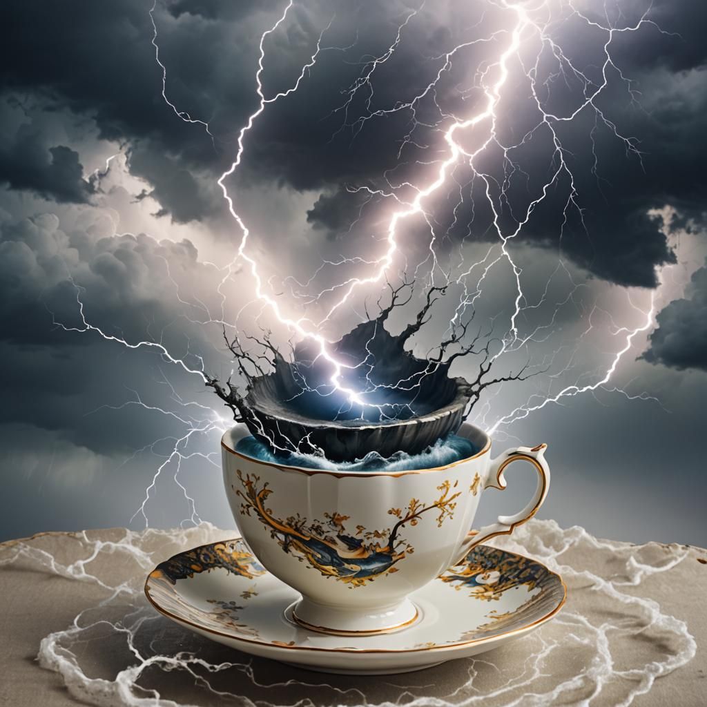 Storm in a Teacup: Lightning and Thunder