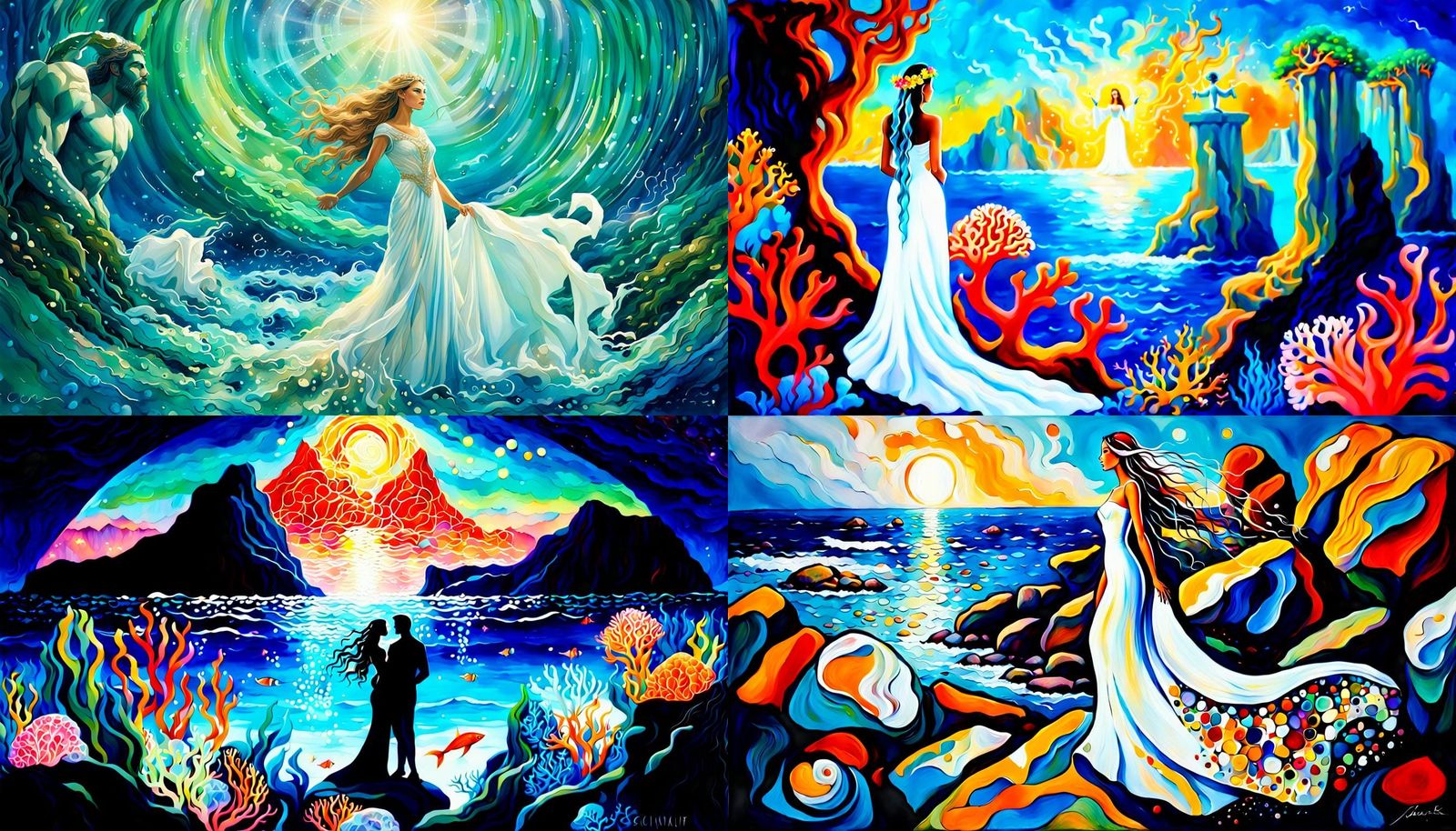 Goddess Marries Poseidon: Ocean World Ceremony
