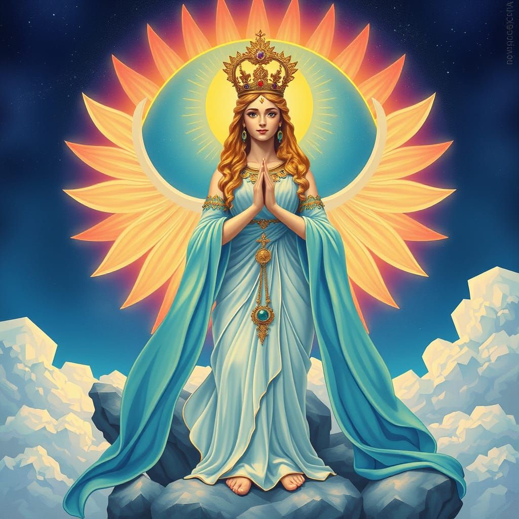 AI Generated Image of Goddess Sophia