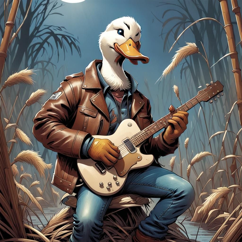 Duck Guitarist
