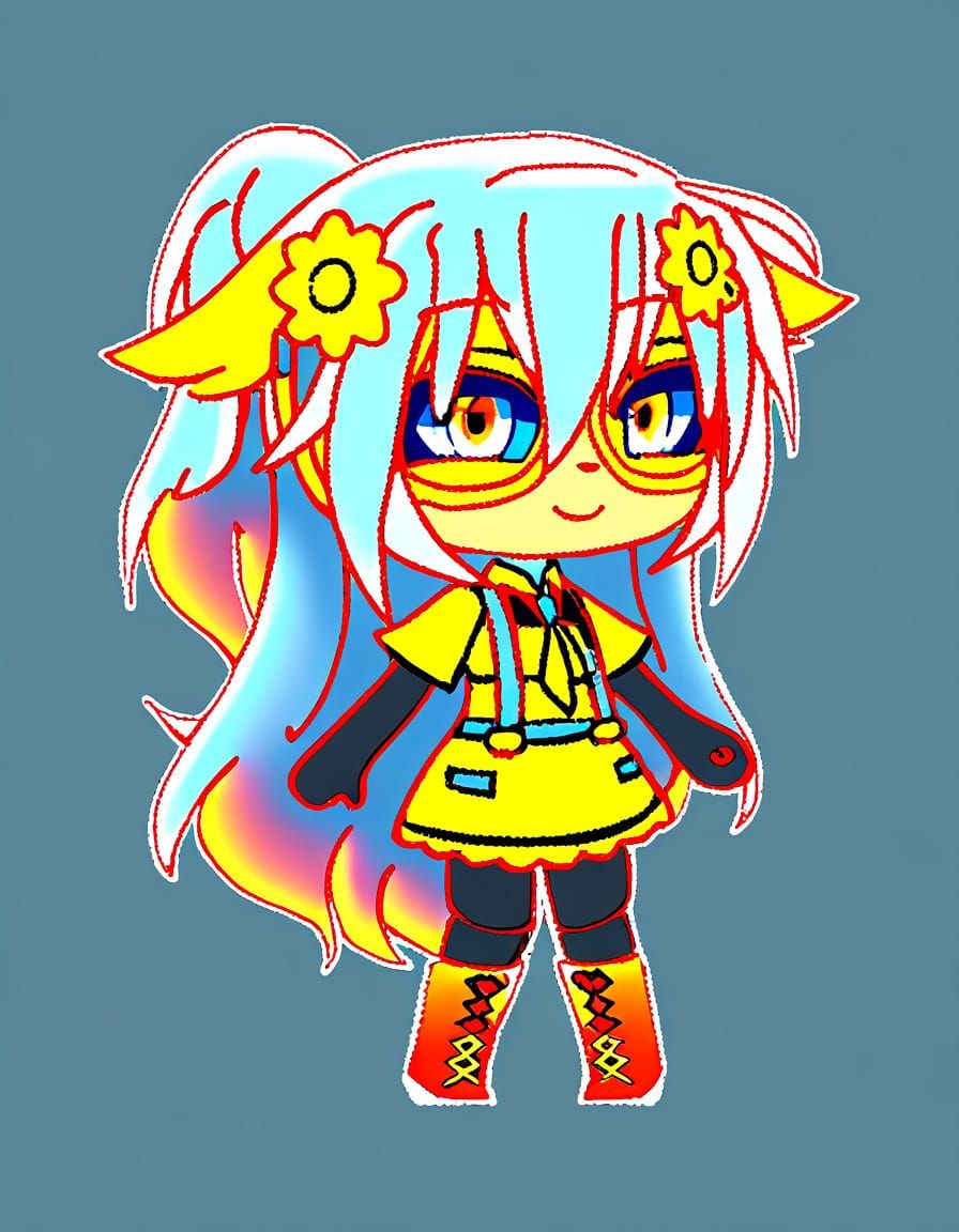 Ethereal Anime Ghost in Soft White Light