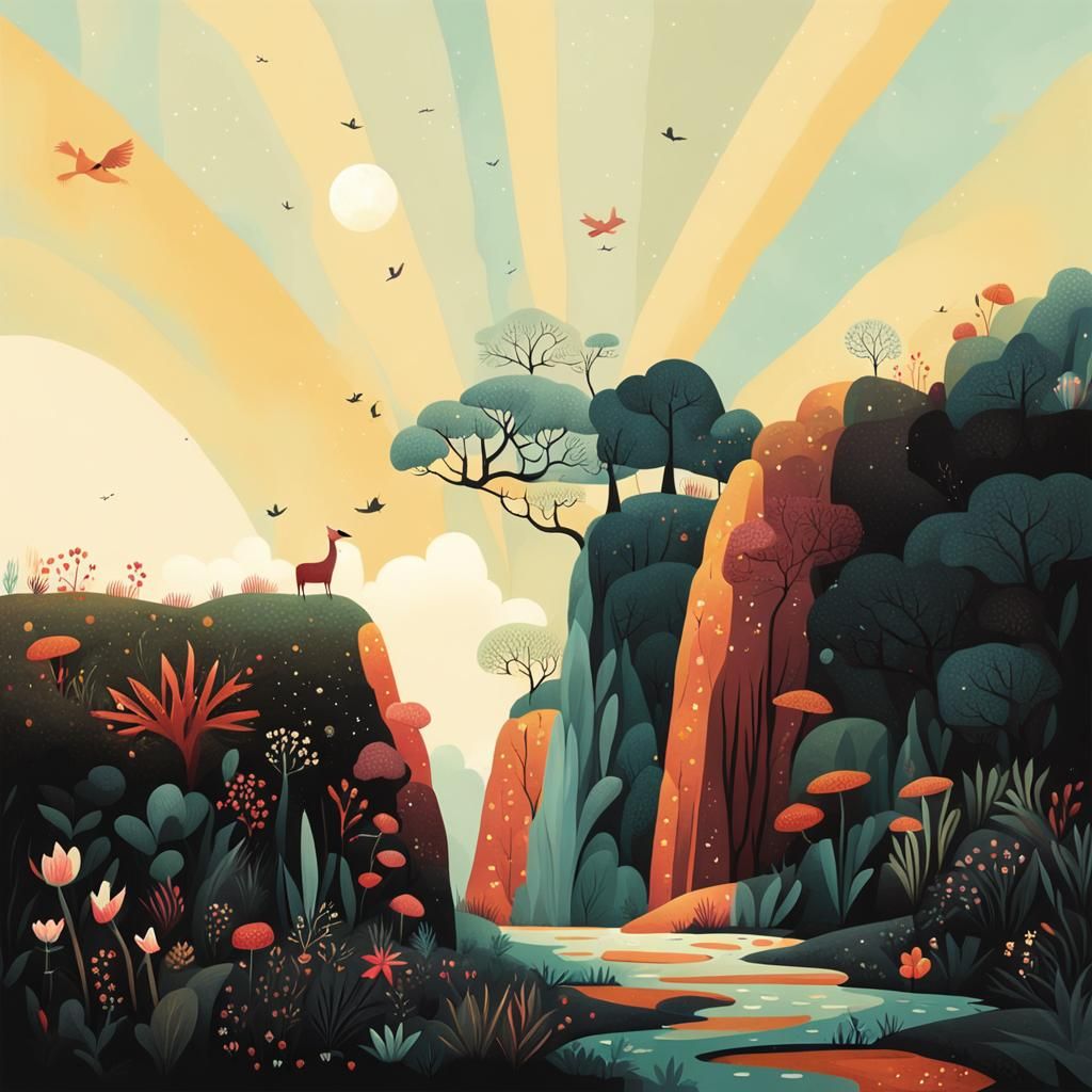 AI Generated Image in a Particular Style