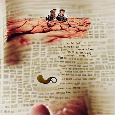 Surreal Mouse in Rolling Green Hills