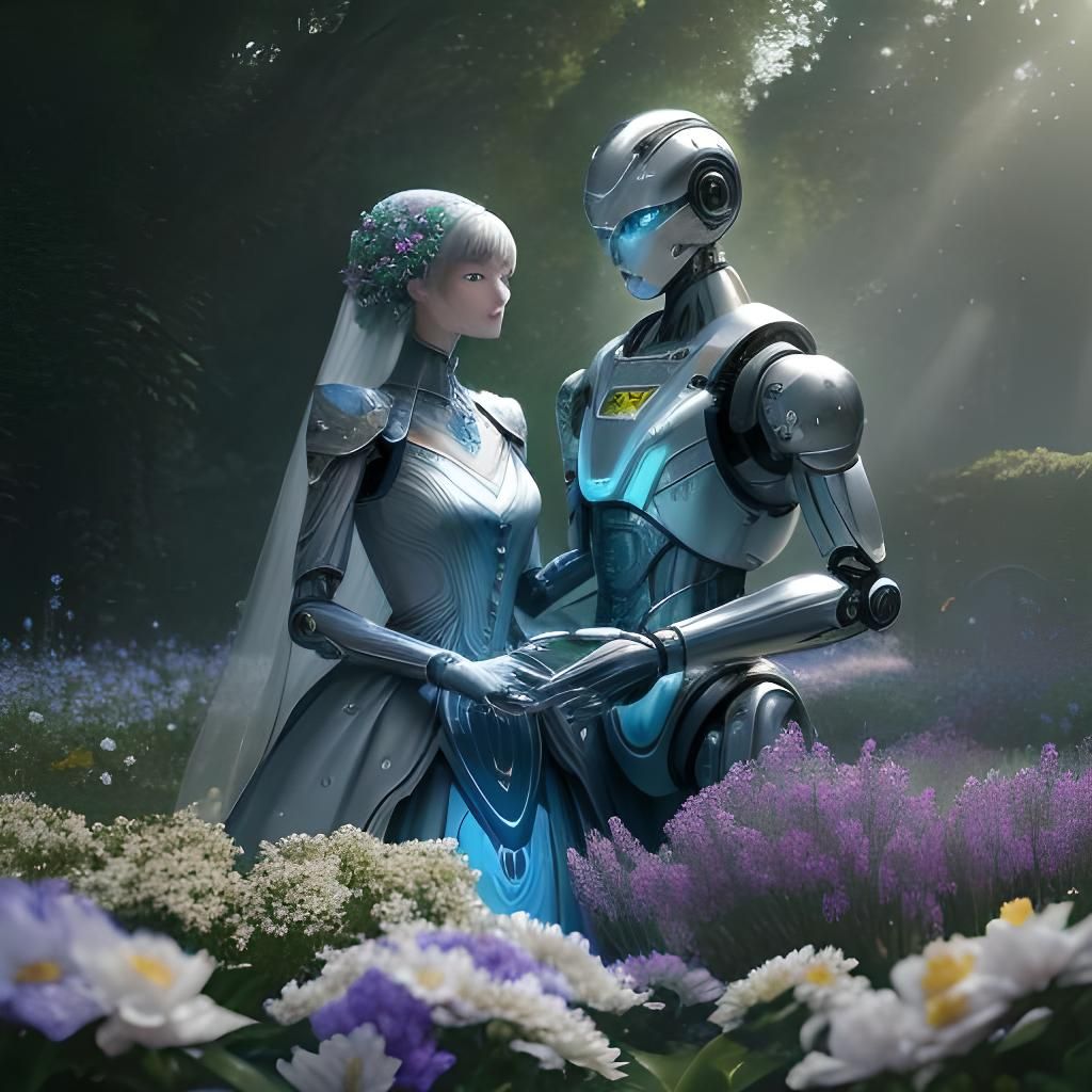 Robot's Affection: A Futuristic Love Story