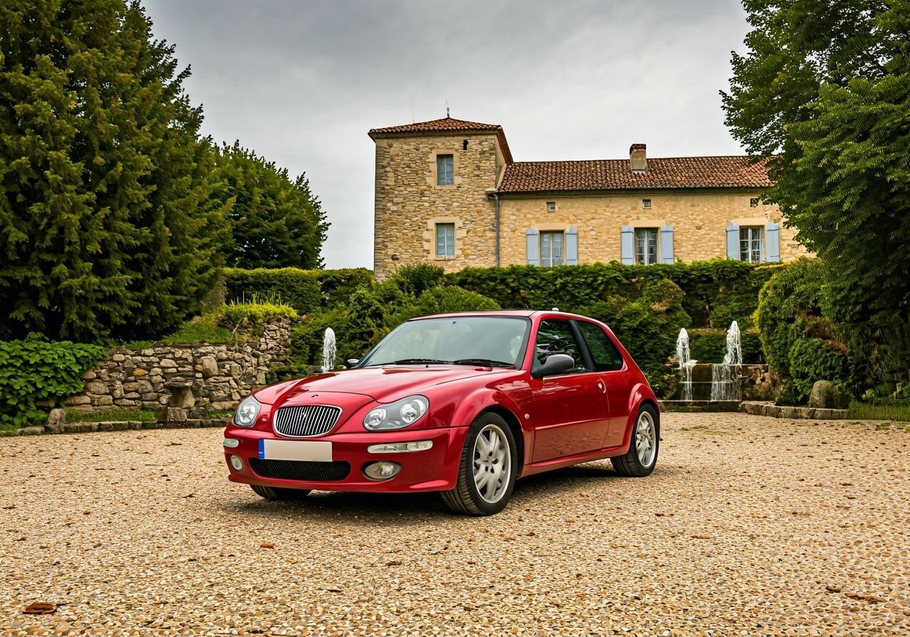 Morgan Saxo Parked at Art Nouveau Dream Home
