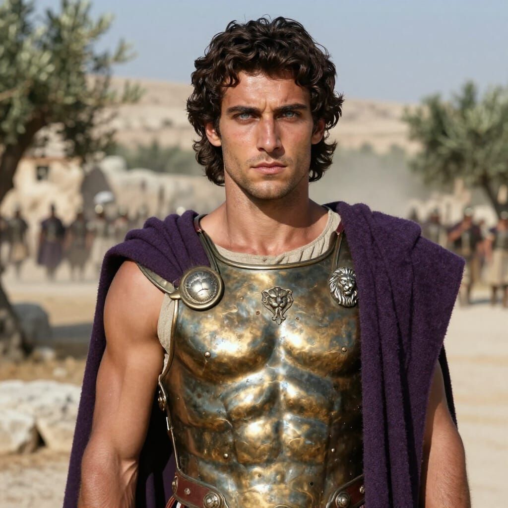 Photorealistic Portrait of Triparadeisos Antipatros