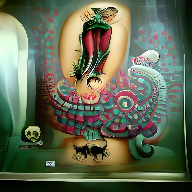 AI Generated Image from a Blank Prompt