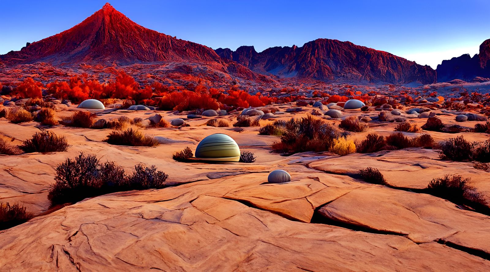 Extraterrestrial Desert Landscape Photography