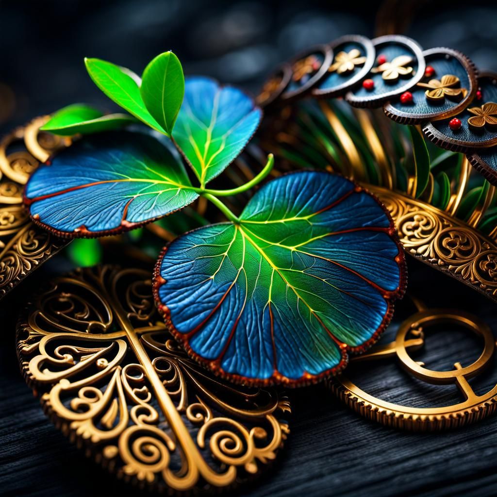 Luck in Rarest Form: Hyperrealistic Artstation Image