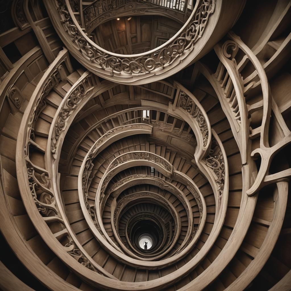 Surreal Staircase Inspired by Impossible Constructions