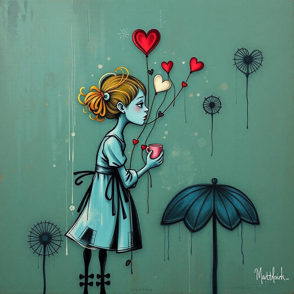 Abstract Automatism: Exploring the Essence of Love