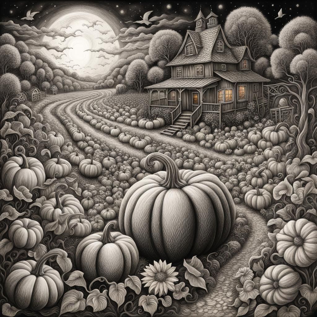 a pumpkin patch