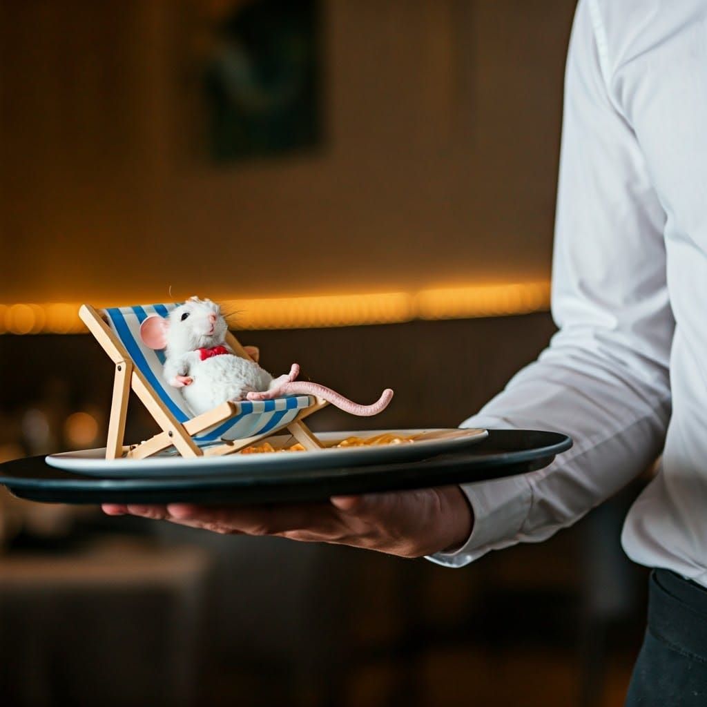 Mouse on Vacation Served as Dinner Dish