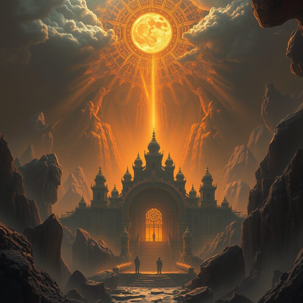 Epic Digital Matte Painting: Blessed Forever