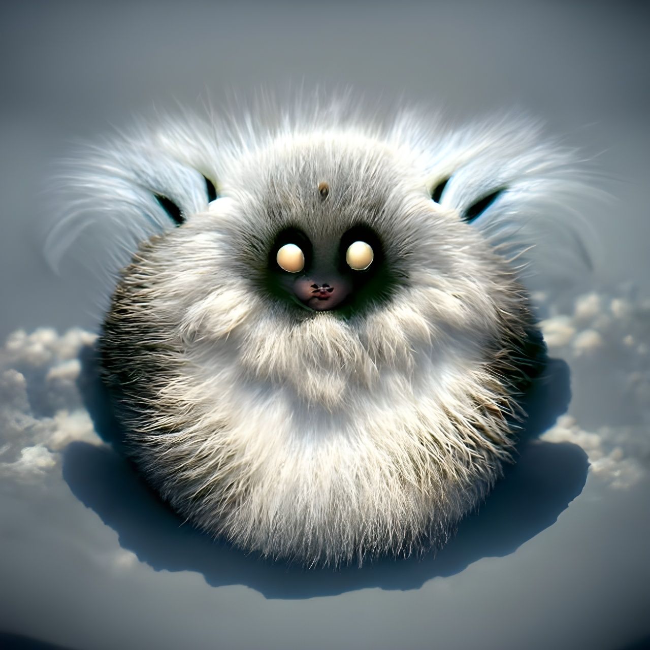 Adorable Fluffy Pet in Dreamy Volumetric Lighting