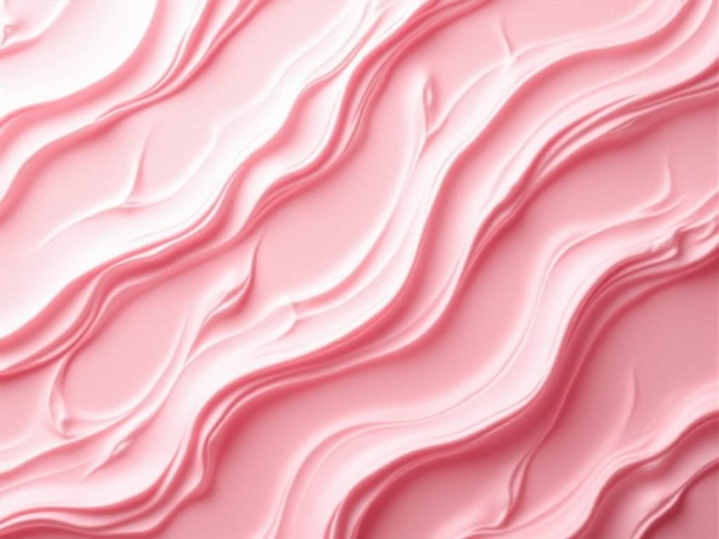 Sweet Swirl: Candy Cream and Strawberry Cartoon Pattern