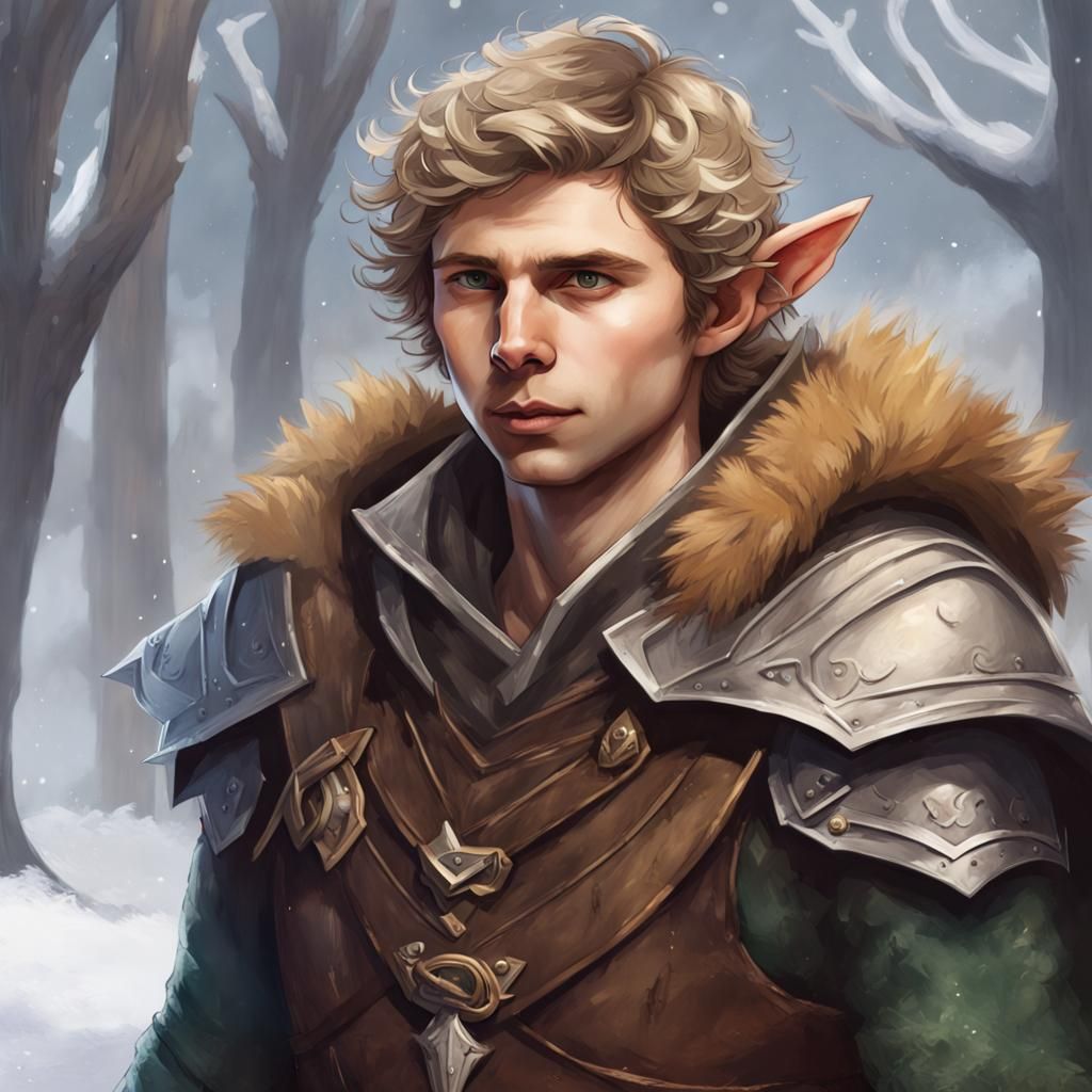 Michael Cera, elf, winter, dnd