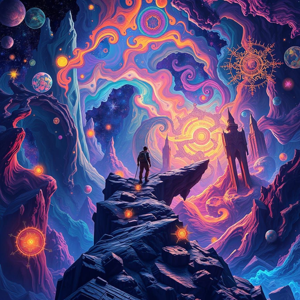 Cosmic Odyssey: Interdimensional Fractals in Unreal Engine 5...