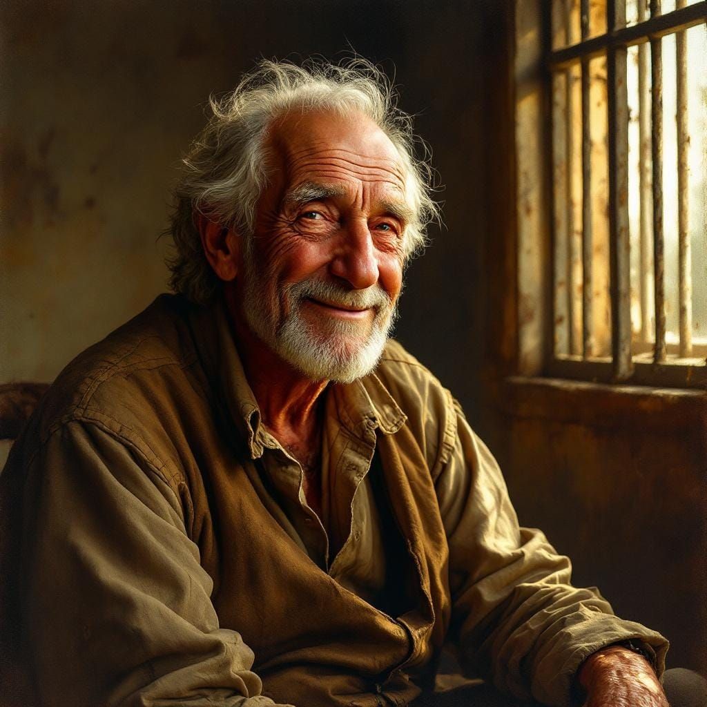 Sunlit Cell: A Portrait in Earth Tones