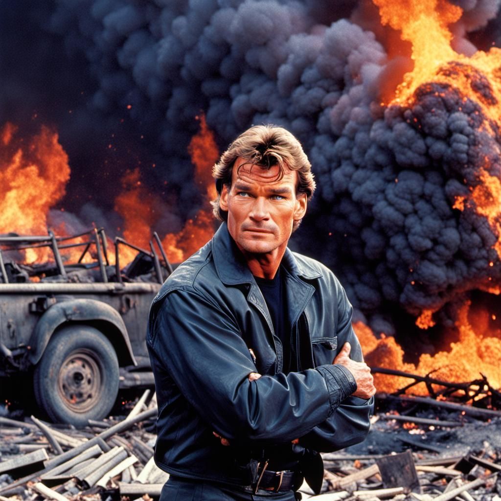 Cinematic Inferno Disaster Scene