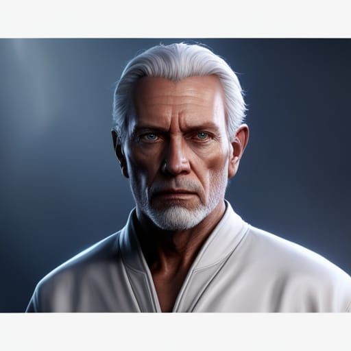 Elfish Jedi Master in Star Wars Concept Art