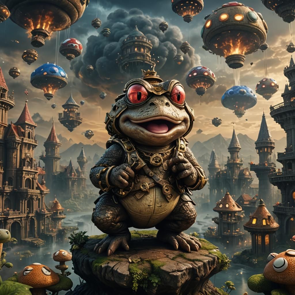 Serious Toad in Multiverse of Madness Style