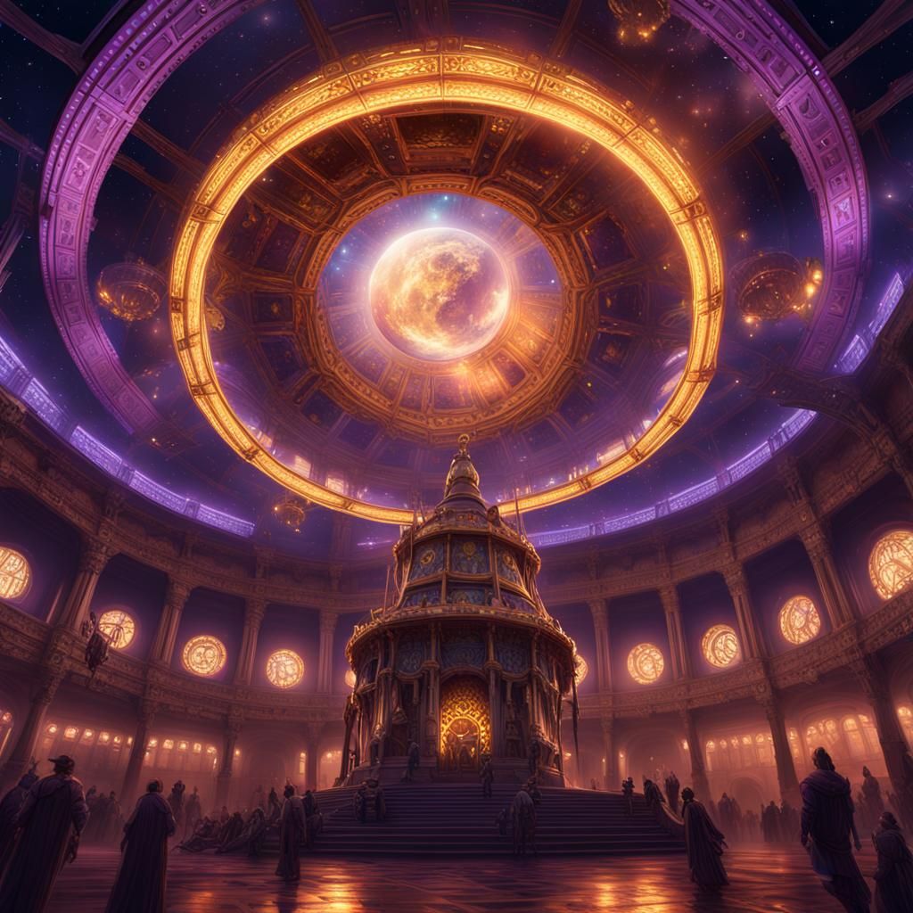 Space Circus Maximus: Dark Fantasy Concept Art