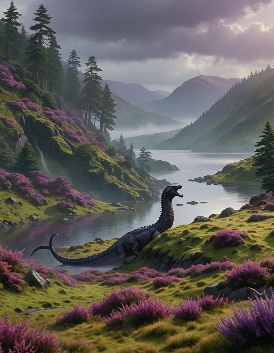 Loch Ness Monster Emerges in Scottish Highlands