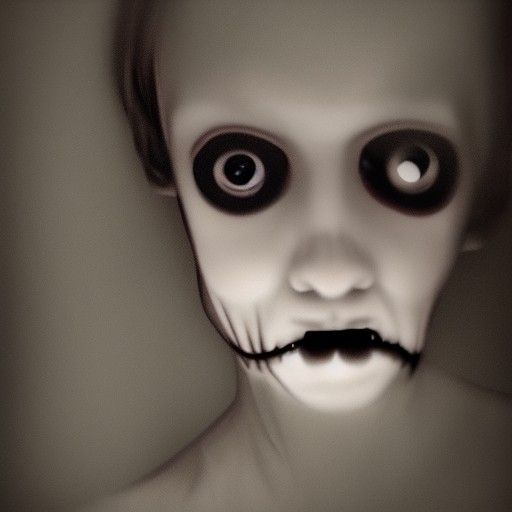 AI-Generated Image of a Creepy Person