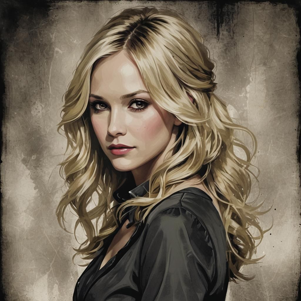 Caroline Forbes Portrait from The Vampire Diaries