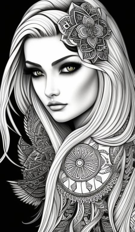 colouring page for adults