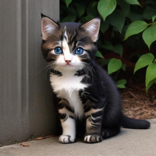 Adorable Kitten Generated by AI