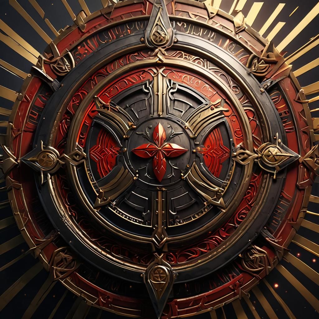 Mystical Runic Shield Anime Banner