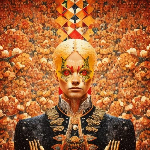 Psychedelic Pineapple in Vibrant 3D CGI