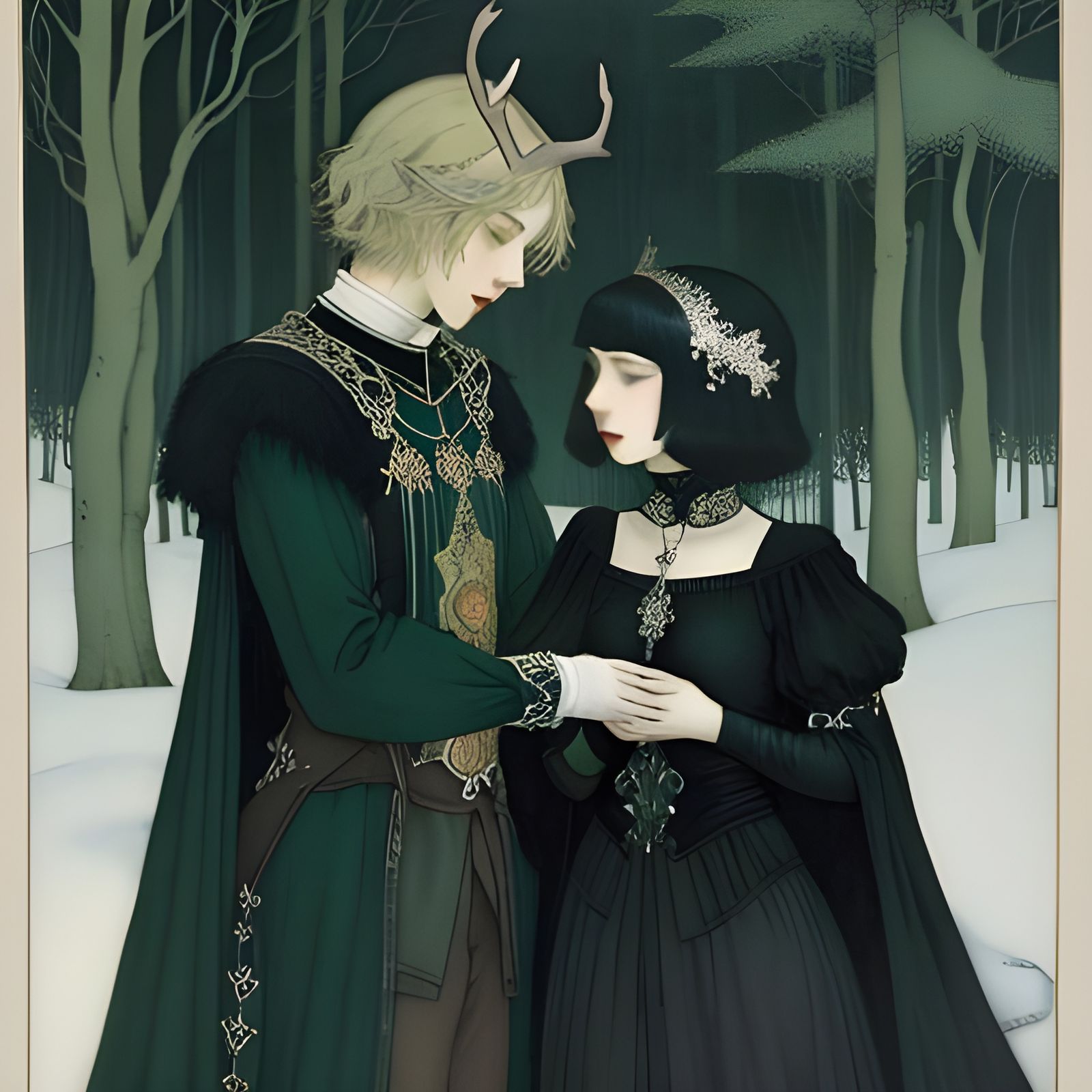 Love Silently Appears in the Woods