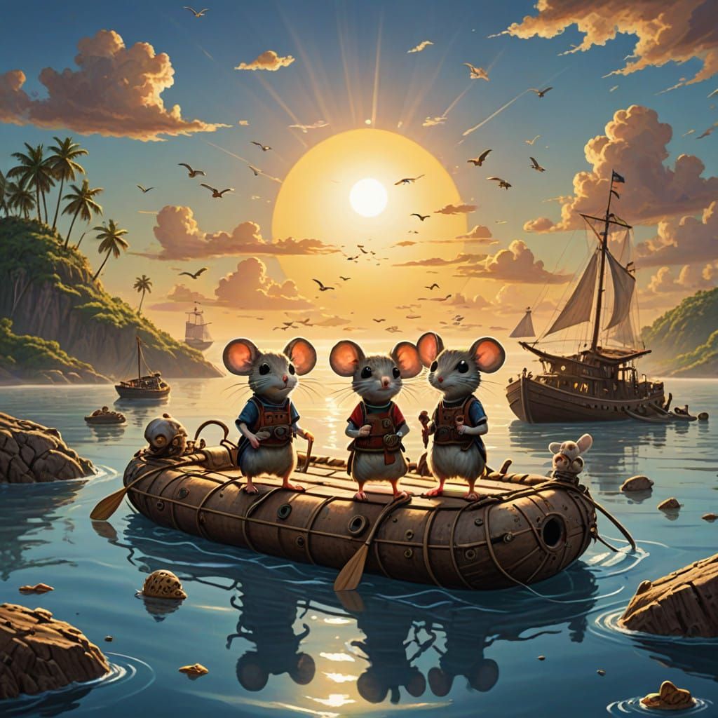 shipwrecked mice