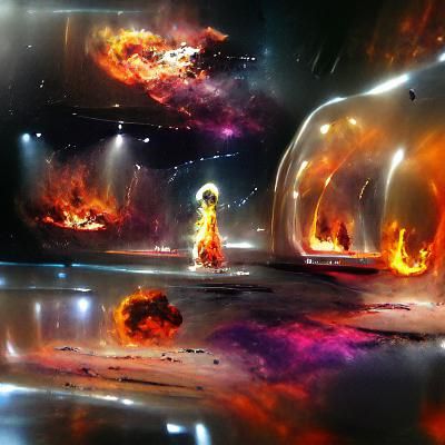 Inferno of Stars: A Cosmic Firestorm
