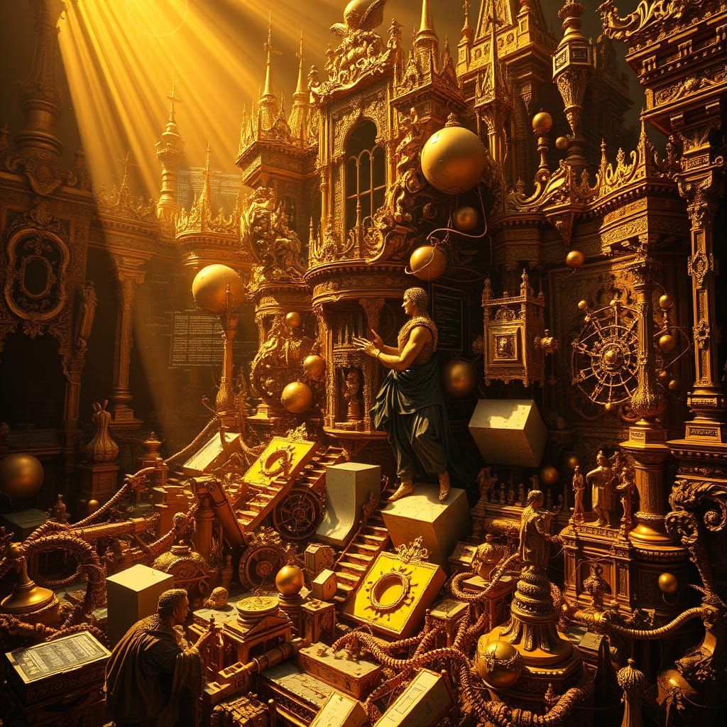 Baroque Algorithmic Identity Dismantled with Geometric Patte...