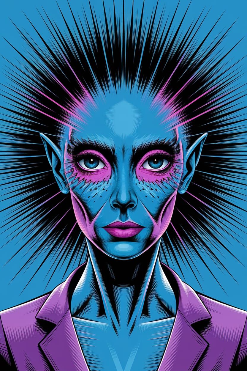 Slightly Alien Feel Portrait Beautifulburst Reverseburst Lov...