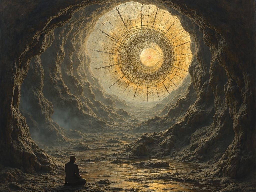 Within a Reflectigraphic Photoimpasto Living Dome, Finally H...