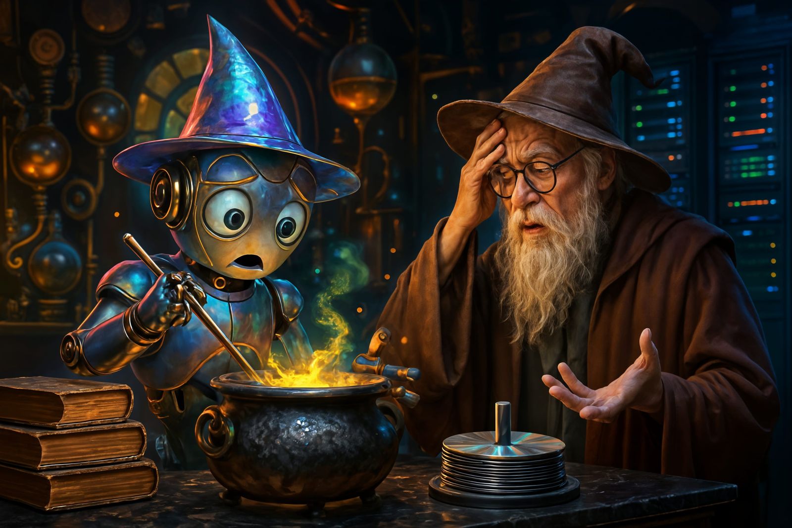 I'm afraid AI will never be good at magic.