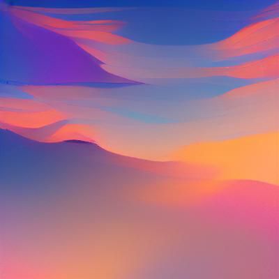 Vibrant Color Gradient Transition Art