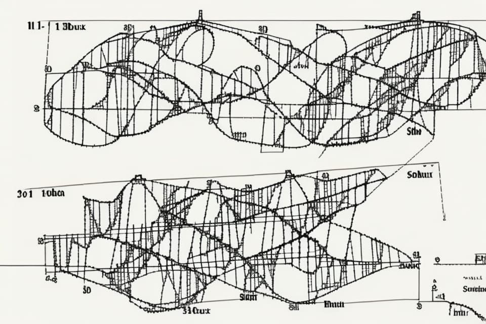 Escher-esque Graphic Score in Black and White