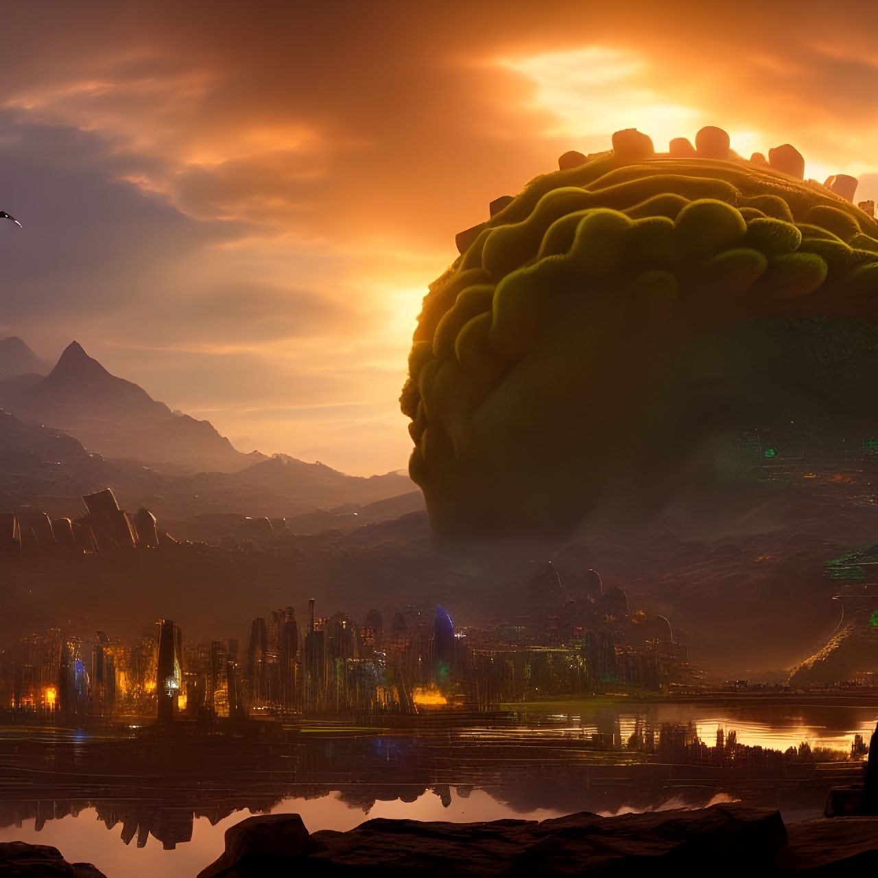 Epic Wakanda Digital Matte Painting in 8k