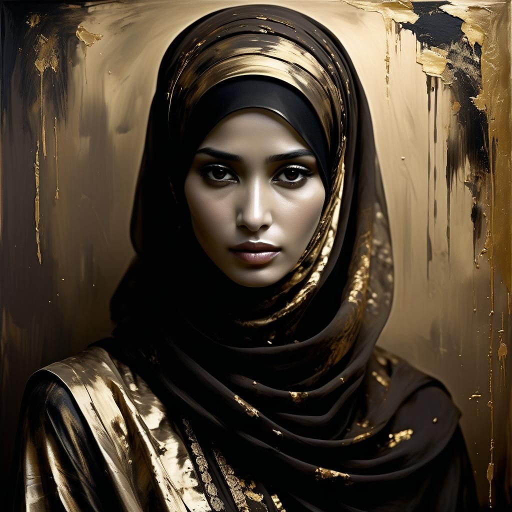 Gold Hijab